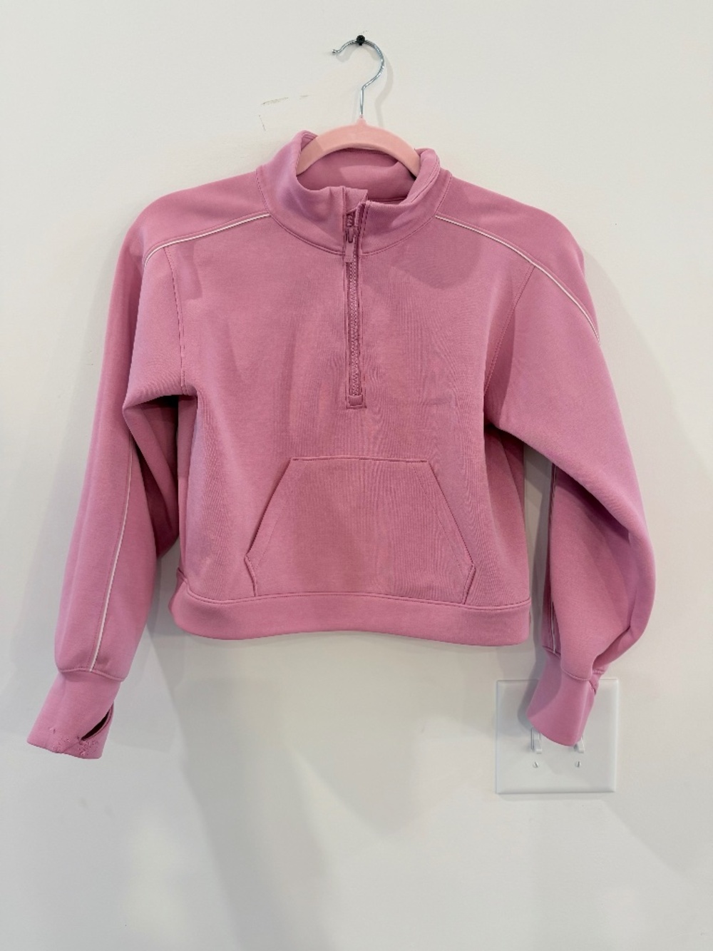 Kids (10/12) Large Pink Pullover All in Motion Target Outerwear